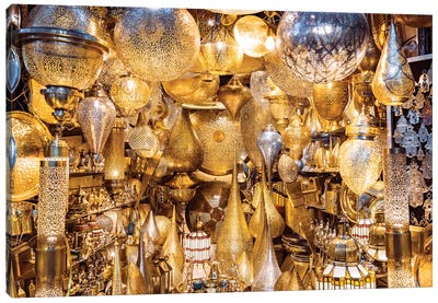 At The Souk, Morocco Canvas Art Print - Morocco