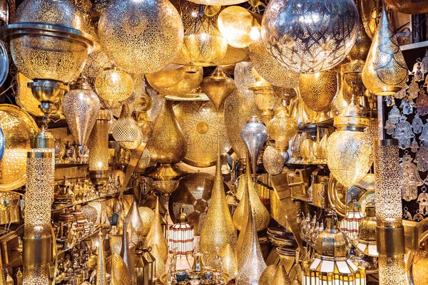 Moroccan Décor: At The Souk, Morocco by Matteo Colombo