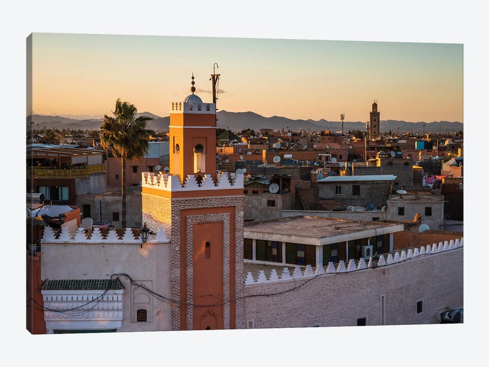 Sunset In Marrakesh III by Matteo Colombo 1-piece Canvas Wall Art