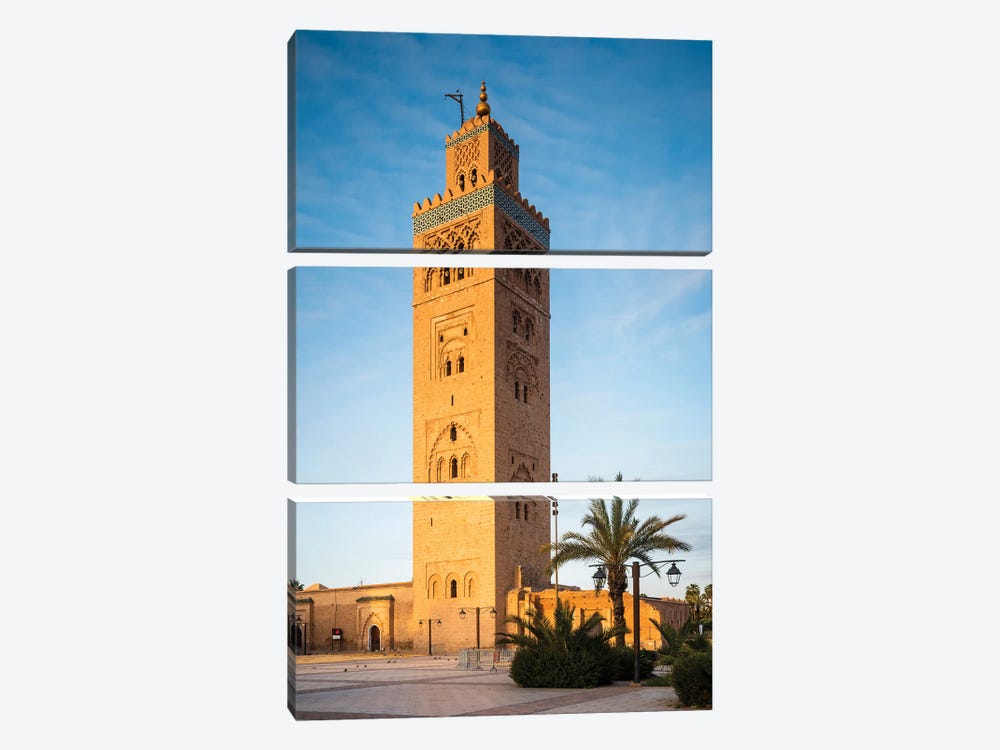 Sunrise At The Mosque, Morocco II by Matteo Colombo 3-piece Canvas Artwork