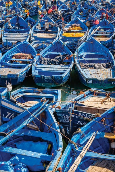 Moroccan Culture: Fishing Boats, Morocco II by Matteo Colombo