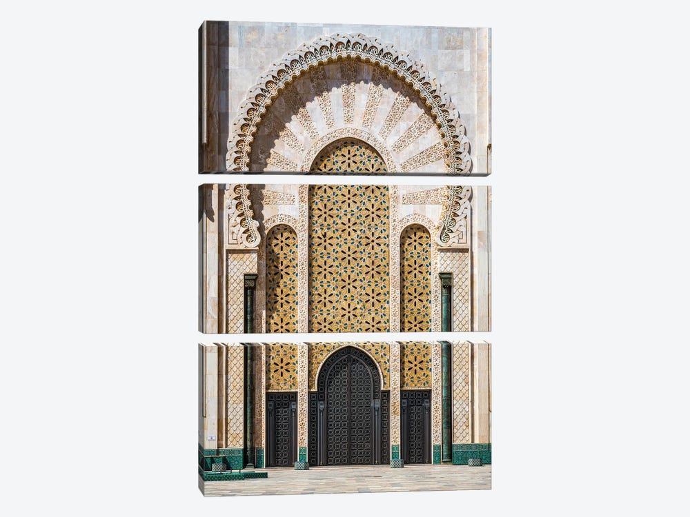 Moroccan Architecture II by Matteo Colombo 3-piece Canvas Print