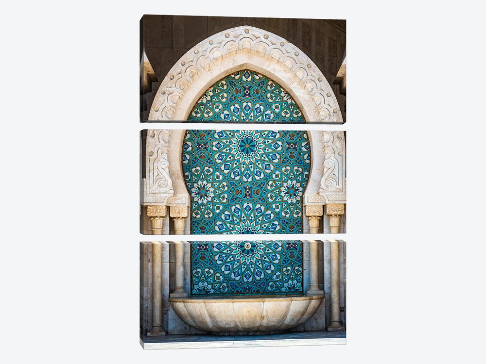 Moroccan Architecture III by Matteo Colombo 3-piece Canvas Art