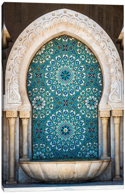 Moroccan Architecture III Canvas Art Print - Fountain Art