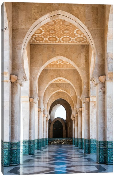 Moroccan Architecture IV Canvas Art Print - Religion & Spirituality Art