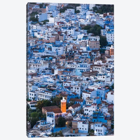 The Blue City, Morocco II Canvas Print #TEO1340} by Matteo Colombo Canvas Wall Art