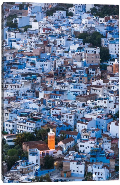 The Blue City, Morocco II Canvas Art Print - Morocco