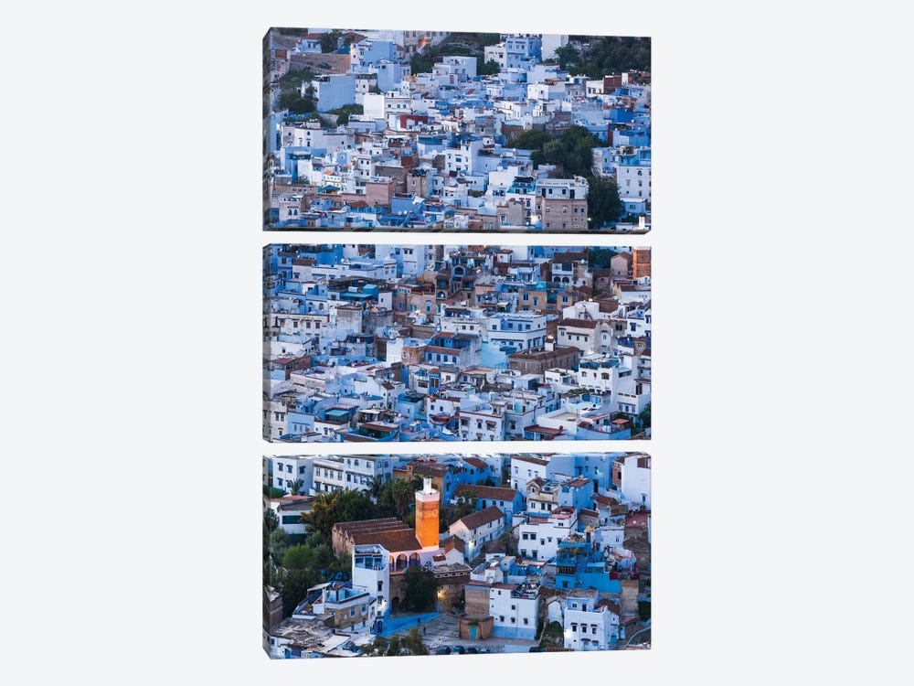 The Blue City, Morocco II by Matteo Colombo 3-piece Art Print