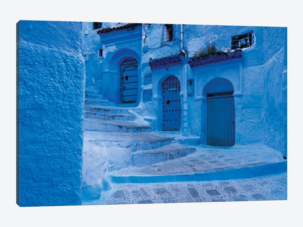 Three Blue Doors, Morocco by Matteo Colombo 1-piece Canvas Art Print