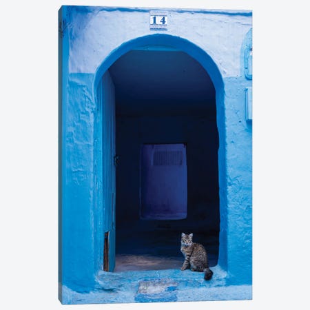 Car On The Door, Morocco I Canvas Print #TEO1343} by Matteo Colombo Canvas Art