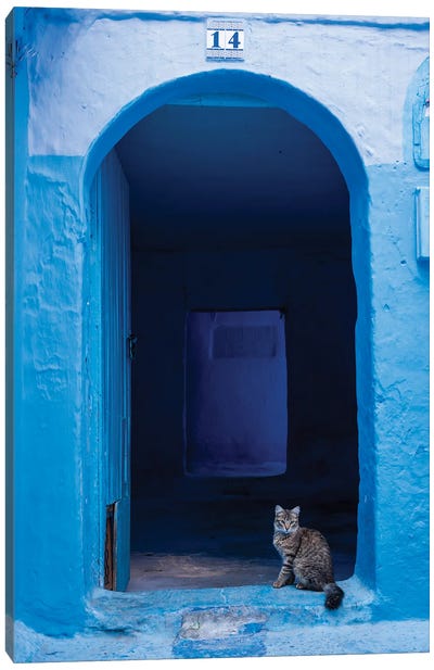Car On The Door, Morocco I Canvas Art Print