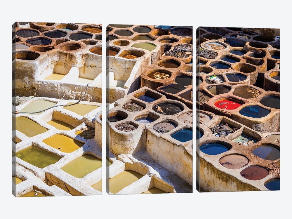 At The Tannery, Morocco by Matteo Colombo 3-piece Canvas Art Print