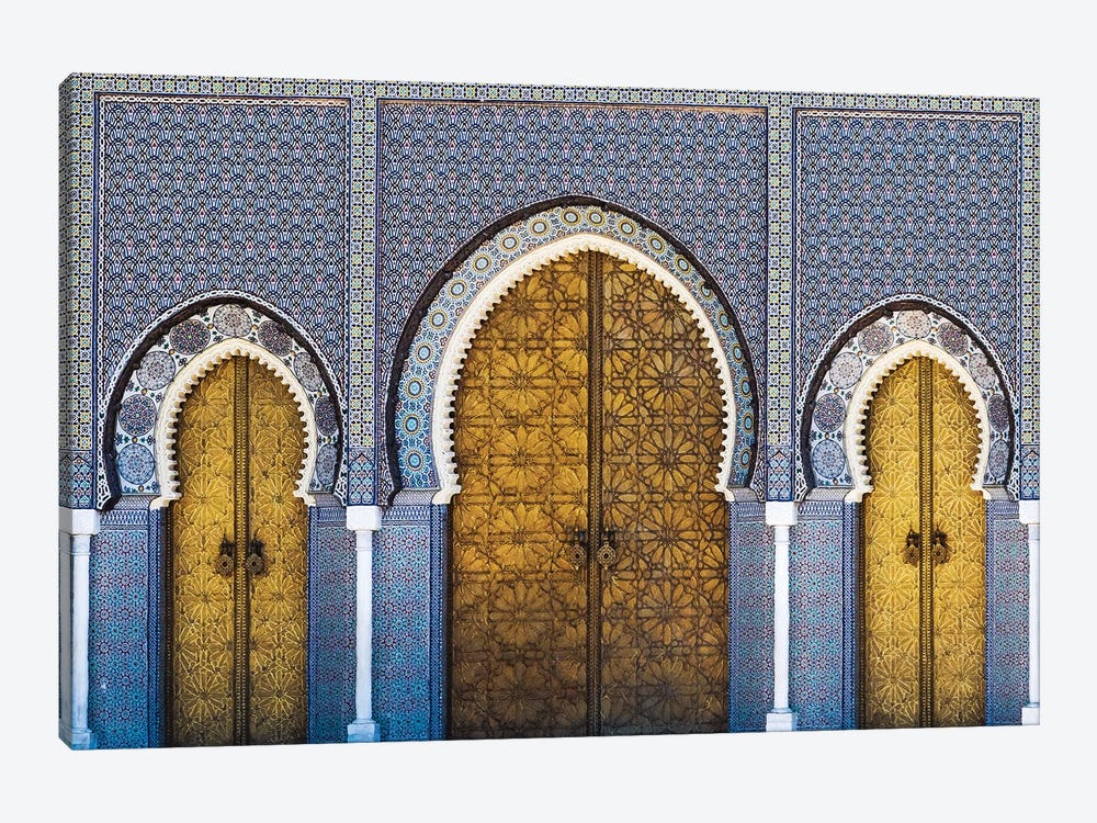 Golden Doors, Morocco by Matteo Colombo 1-piece Canvas Wall Art