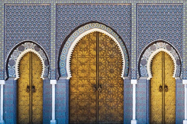 Moroccan Culture: Golden Doors, Morocco by Matteo Colombo