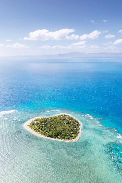 Fiji: Heart Shaped Island, Mamanucas, Fiji II by Matteo Colombo