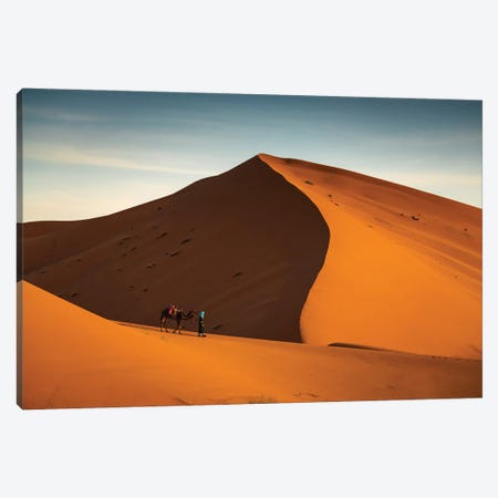 Camel Journey, Morocco II Canvas Print #TEO1361} by Matteo Colombo Canvas Artwork