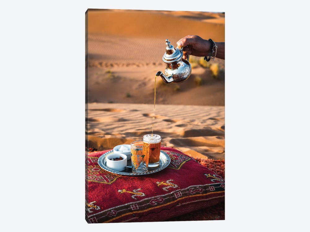Tea In The Desert, Morocco by Matteo Colombo 1-piece Canvas Wall Art