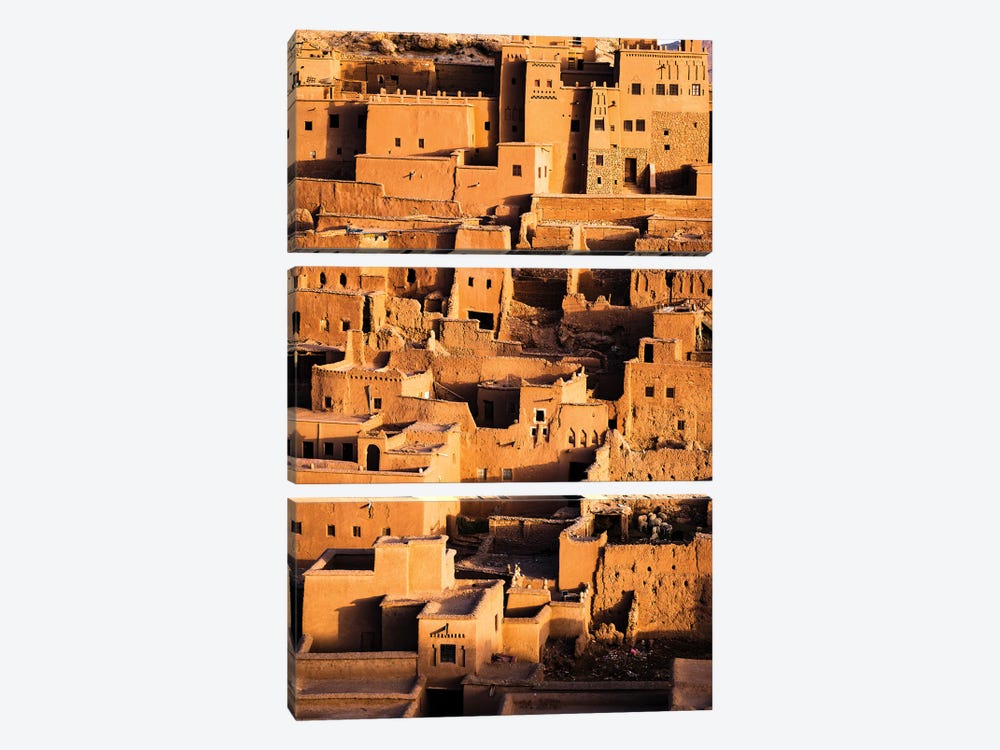 The Kasbah, Morocco I by Matteo Colombo 3-piece Canvas Art Print