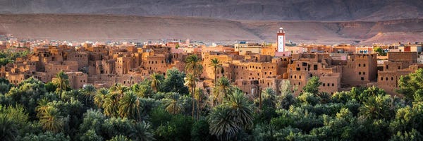 Sunset Over The Old Fortress, Morocco