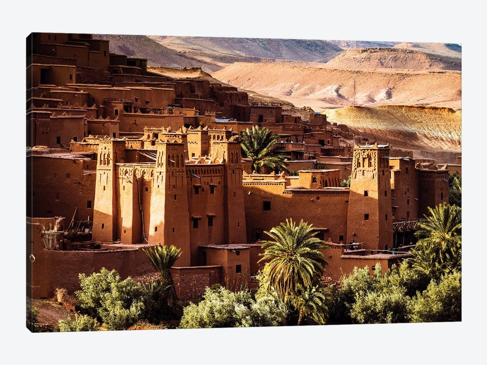 Ait Benhaddou Kasbah, Morocco by Matteo Colombo 1-piece Canvas Art Print