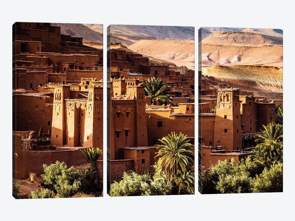 Ait Benhaddou Kasbah, Morocco by Matteo Colombo 3-piece Art Print
