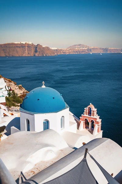 Domes: Summer In Santorini by Matteo Colombo