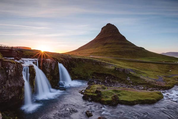 Snaefellsnes: Iconic Kirkjufell, Iceland I by Matteo Colombo