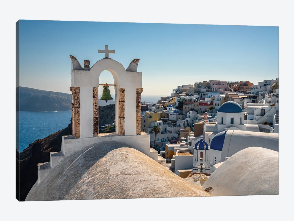 Afternoon In Oia, Santorini by Matteo Colombo 1-piece Canvas Art Print