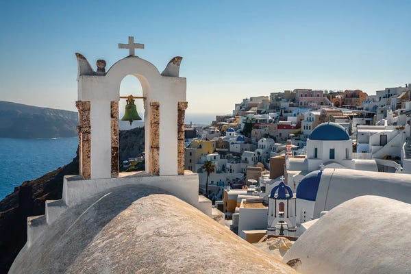Domes: Afternoon In Oia, Santorini by Matteo Colombo