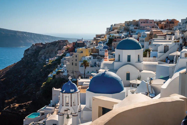 Hot Summer In Santorini, Greece