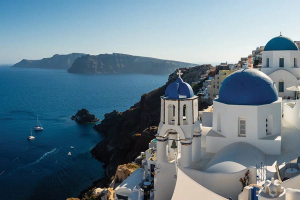 Santorini: Blue Santorini II by Matteo Colombo