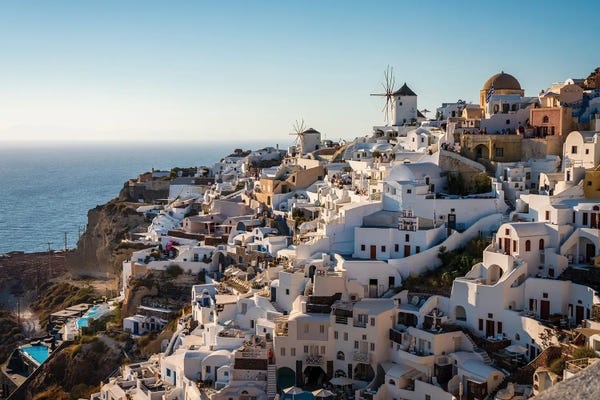 Summer In Oia, Santorini, Greece