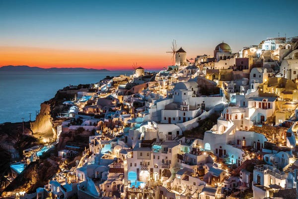 Domes: Santorini Nights by Matteo Colombo