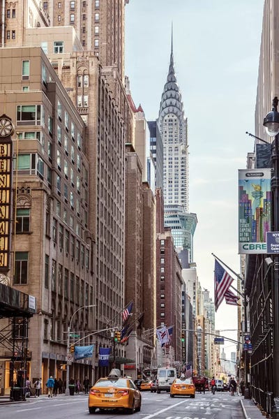 Streets: Lexington Avenue And Chrysler Building, New York by Matteo Colombo