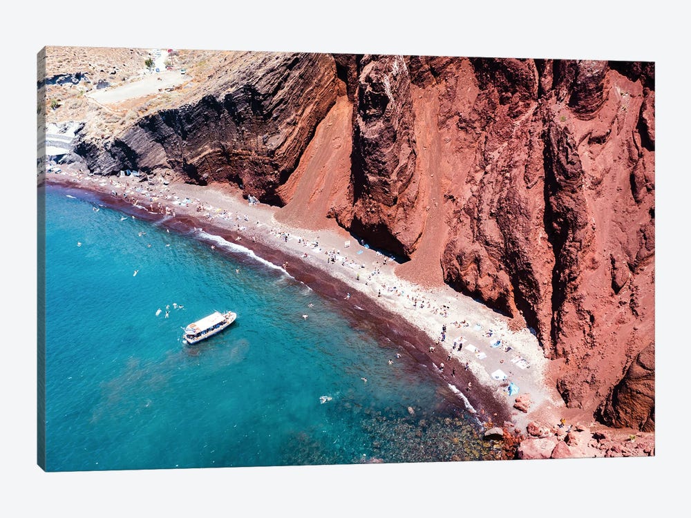 Red Beach, Santorini by Matteo Colombo 1-piece Art Print