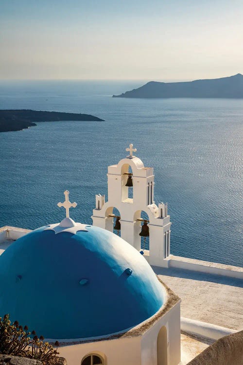 Church And Blue Sea, Santorini