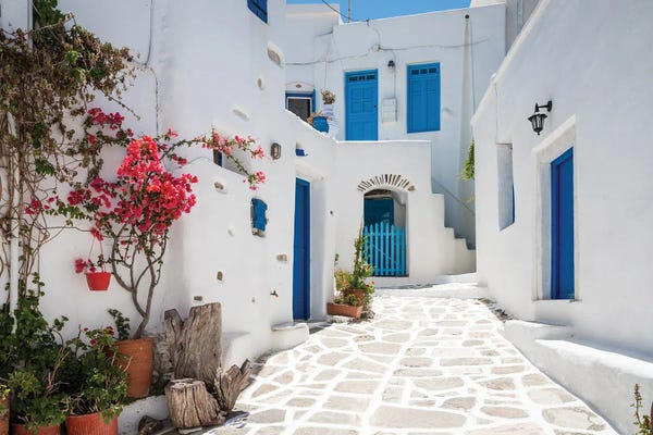 Greece: White Town, Paros, Greece by Matteo Colombo