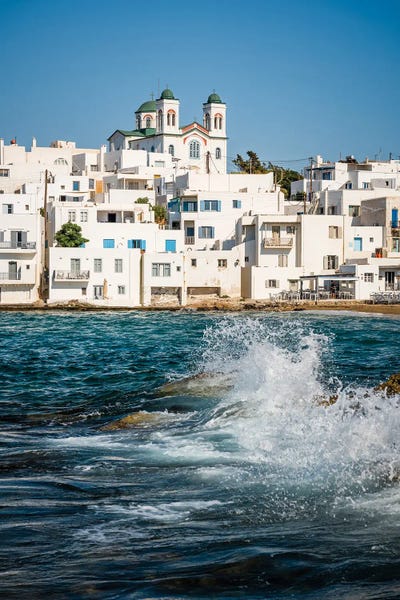 Old Town And Sea, Paros, Greece