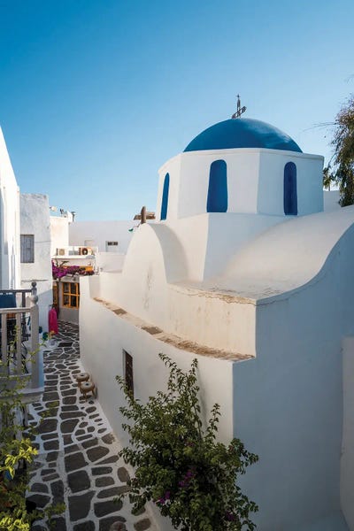 Famous Places Of Worship: In The Streets Of Paros, Greece by Matteo Colombo