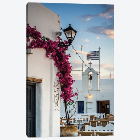 Sunrise In The White Town, Paros, Greece I Canvas Print #TEO1454} by Matteo Colombo Canvas Print