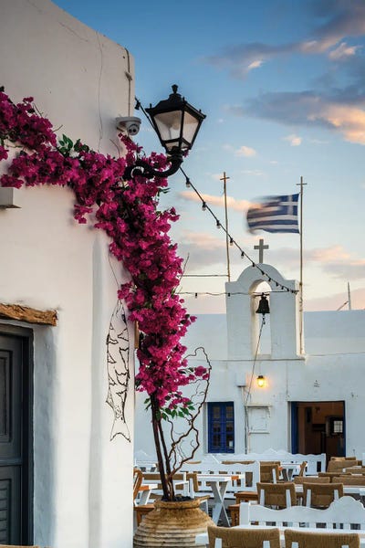 Mykonos: Sunrise In The White Town, Paros, Greece I by Matteo Colombo