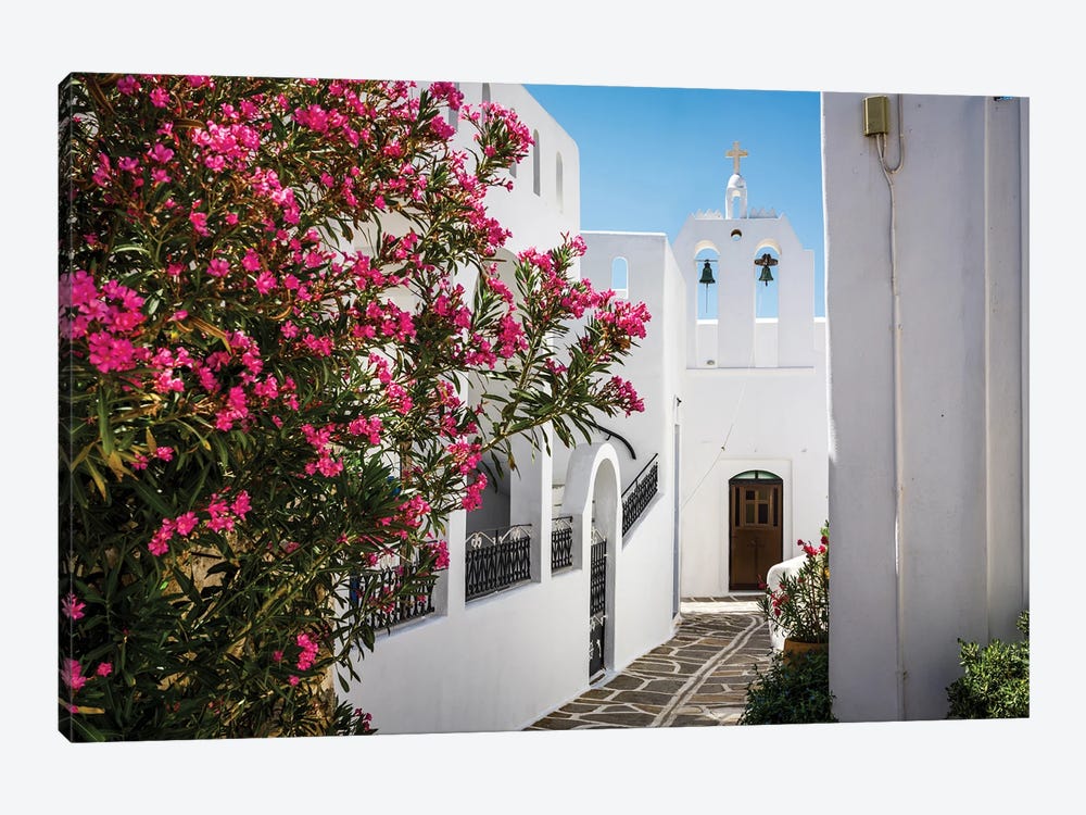 Summer At The Village, Paros, Greece by Matteo Colombo 1-piece Canvas Wall Art