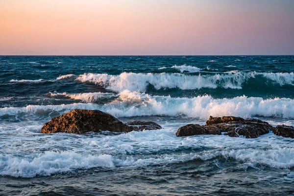 Greece: Mediterranean Sea Sunset, Greece by Matteo Colombo