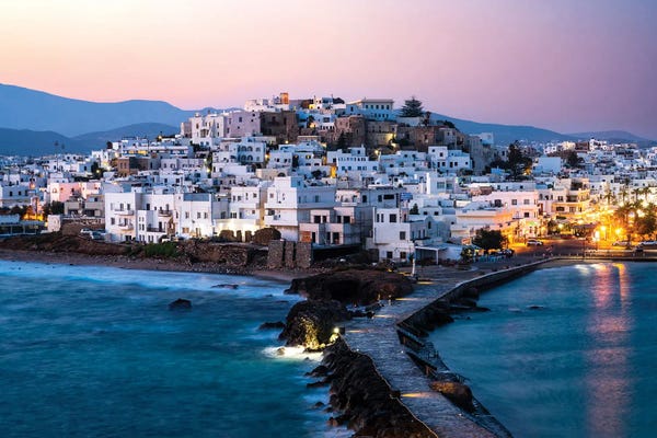Mykonos: Naxos At Sunrise, Greece by Matteo Colombo