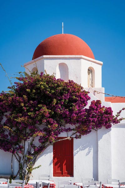 Mykonos: Red Church, Mykonos, Greece by Matteo Colombo