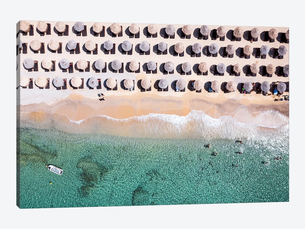 Beach Holiday, Mykonos, Greece II by Matteo Colombo 1-piece Canvas Art Print
