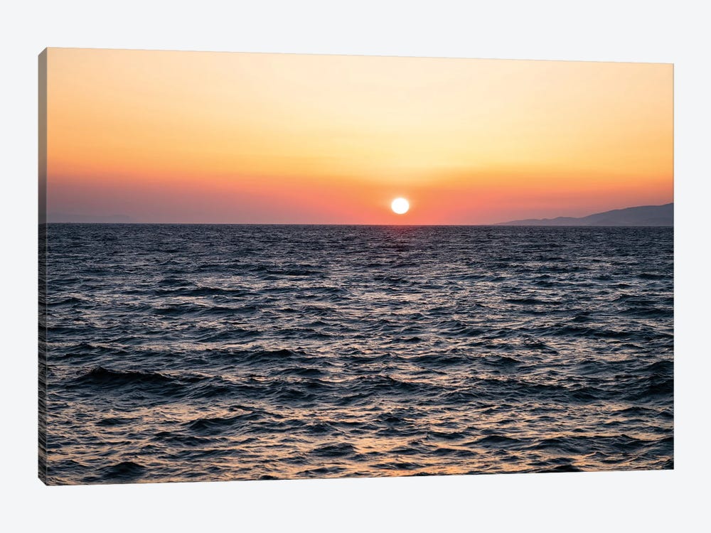 Sunset On The Sea, Greece by Matteo Colombo 1-piece Art Print
