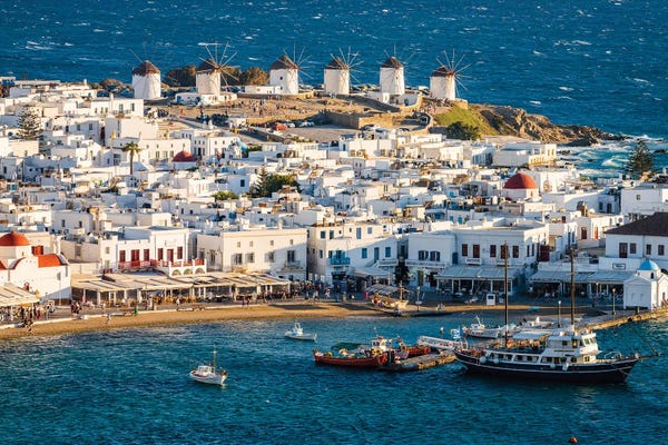 Mykonos: Mykonos Town, Greece I by Matteo Colombo