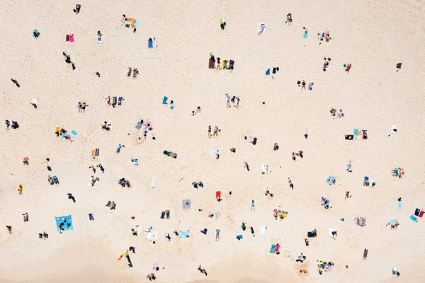 Aerial Beaches: Bondi Beach Aerial, Australia III by Matteo Colombo