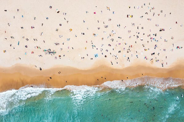 New South Wales: Bondi Beach Aerial, Australia II by Matteo Colombo